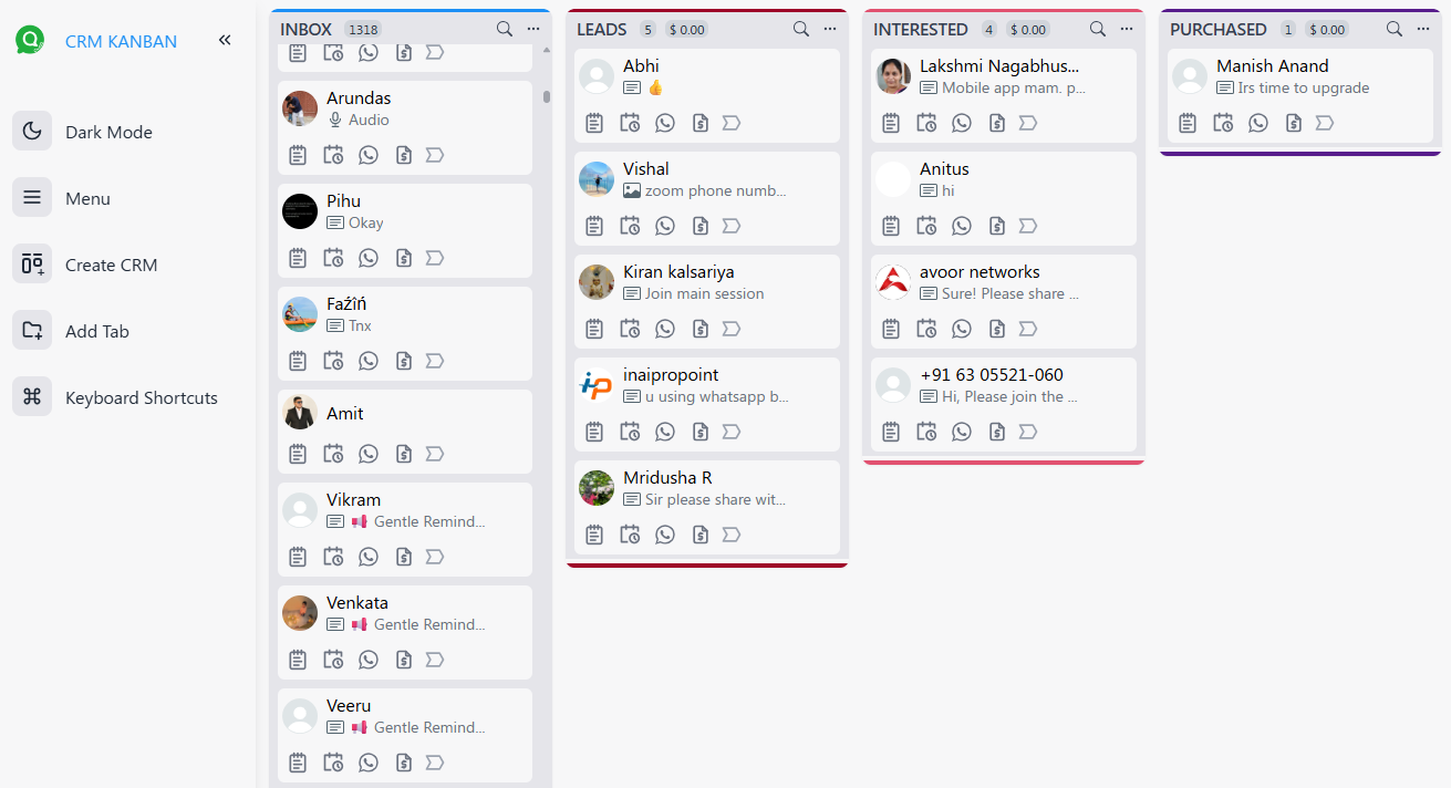 1.Whatsapp CRM