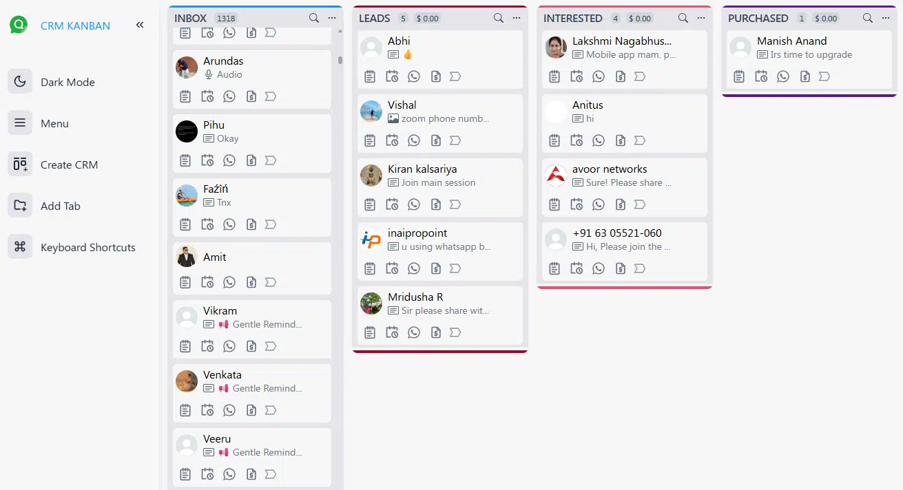 1.Whatsapp CRM