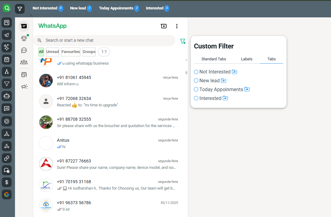 10.Customer Filer
